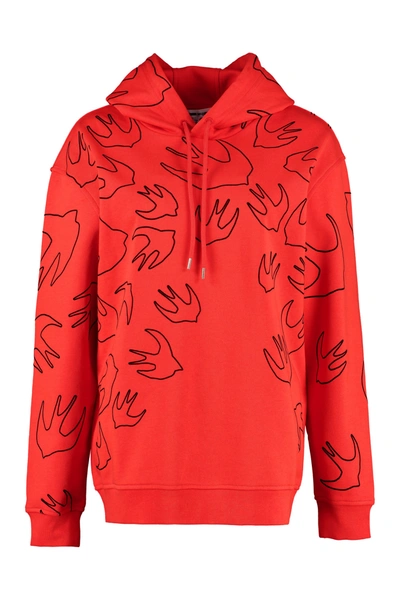 Mcqueen Swallow Orange Alexander Mcqueen Hoodie Mcq By Alexander
