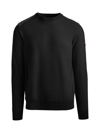 Canada Goose Dartmouth Cordura-panelled Merino Wool Sweater In Black