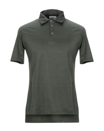 Ballantyne Polo Shirts In Military Green