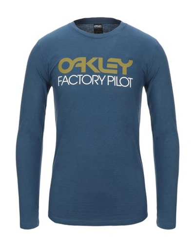 Oakley T-shirts In Slate Blue