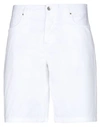 Armani Exchange Man Shorts & Bermuda Shorts White Size 30 Cotton, Elastane