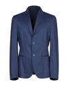 Grey Daniele Alessandrini Suit Jackets In Blue