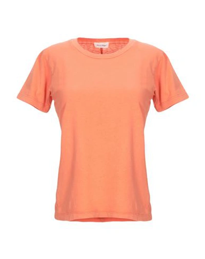 American Vintage T-shirts In Orange
