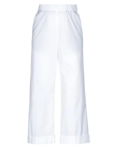 Kiltie Casual Pants In White