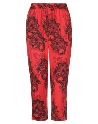 Hydrogen Casual Pants In Red