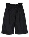 Liviana Conti Woman Shorts & Bermuda Shorts Black Size 6 Cotton, Polyamide, Elastane