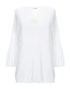 Kangra Cashmere Sweaters In White