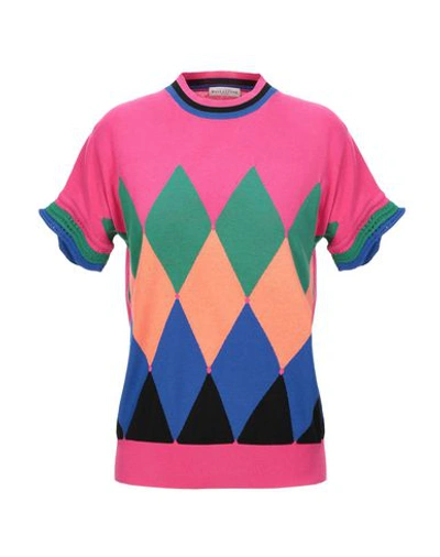 Ballantyne Sweaters In Fuchsia
