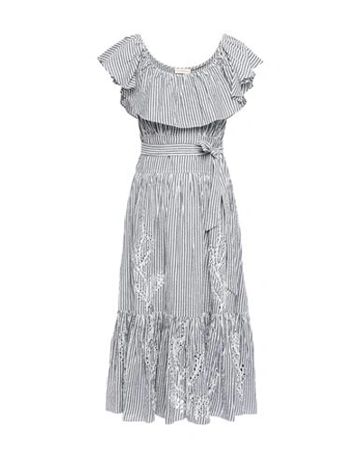 Tory Burch Midi Dresses In Grey