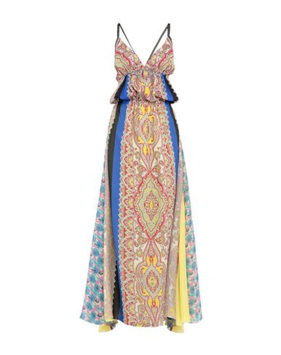 Etro Long Dresses In Yellow