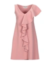 Chiara Boni La Petite Robe Short Dresses In Pastel Pink