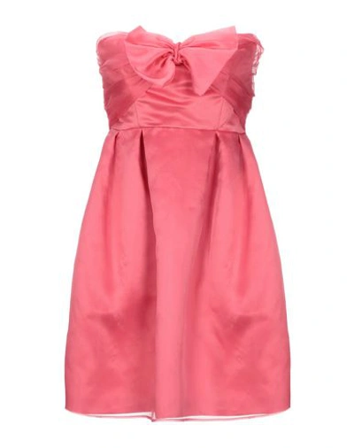 Pinko Short Dresses In Pink