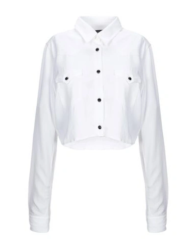 Hydrogen Solid Color Shirts & Blouses In White