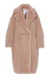 Max Mara Tedgirl Oversized Alpaca And Wool-blend Coat In Neutral