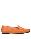 Tod's Loafers In Orange