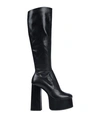 Saint Laurent Knee Boots In Black