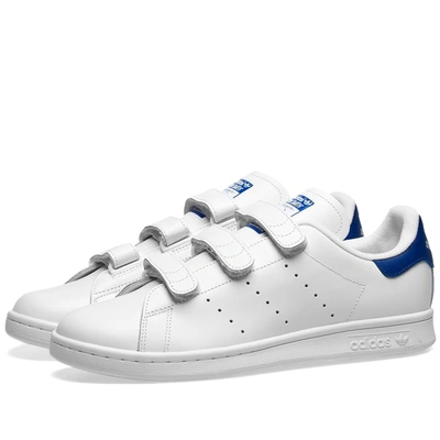 Adidas Originals Adidas Velcro Straps Stan Smith Sneakers In White