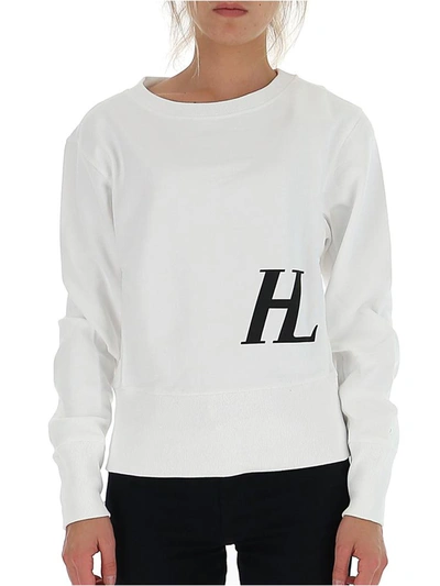 Helmut Lang Sweatshirt In White