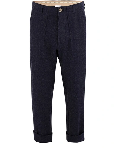 Nanushka Gaius Trousers In Navy