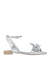 Lola Cruz Sandals In Silver