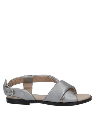 Pomme D'or Sandals In Silver