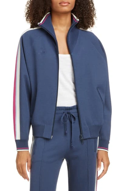 Isabel Marant Étoile Darcey Cotton Track Jacket In Midnight