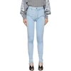 Y/project Opening Ceremony Stirrup Short Jeans In Ice Blue