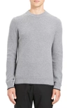 Theory Winlo Slim Fit Crewneck Wool & Cashmere Sweater In Pebble Heather Multi