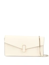 Valextra Iside Clutch Bag In White