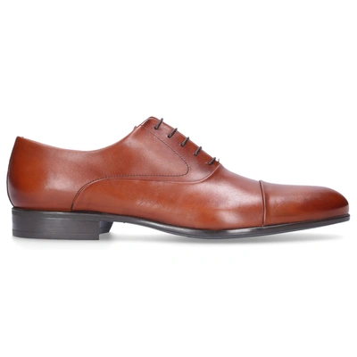 Moreschi Lace Up Shoes Prince  Calfskin In Brown