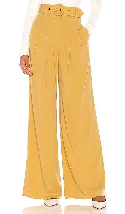 Song Of Style Ashton Pant In Autumn Yellow