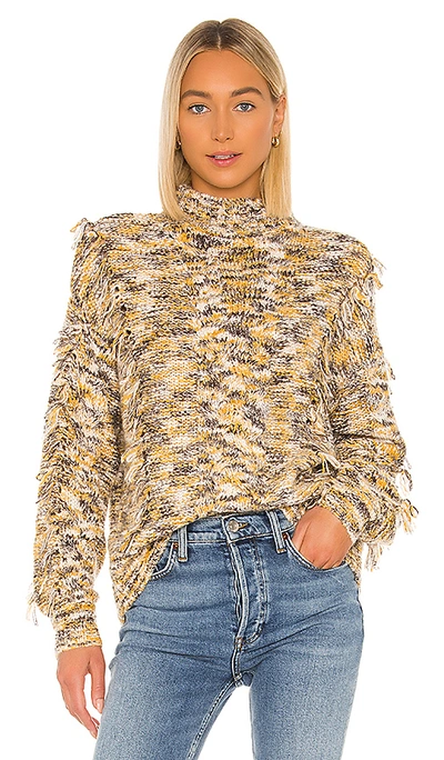 Blue Life Cosette Sweater In Gold & Black Multi
