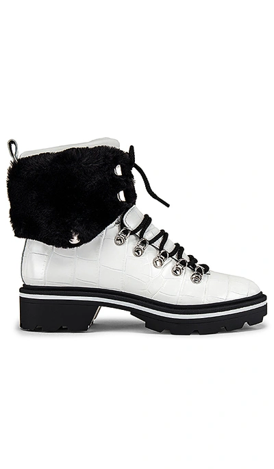 Sigerson Morrison Macre Boot In White & Black