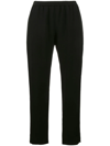 Stella Mccartney Tamara Stretch-cady Cropped Trousers In Black