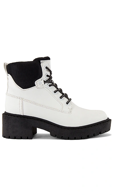 Kendall + Kylie Weston Boot In White & Black