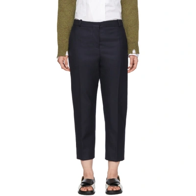 Marni Cropped Trousers - Blue In 00b99 Blubl