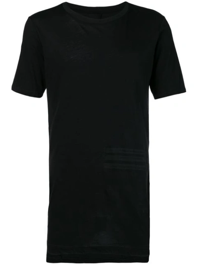 Ben Taverniti Unravel Project Tonal Faded Print T-shirt In Black