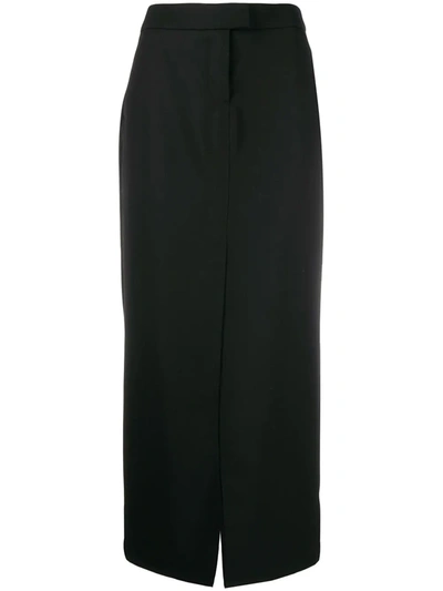 Karl Lagerfeld Karl X Carine Midi Pencil Skirt In Black