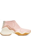 Fendi Ffluid High-top Sneakers In Pink