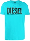 Diesel T-diego-logo T-shirt In Blue