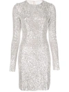 Galvan Metallic Sequin Dress