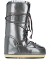 Moon Boot Tall Snow Boots In Silver