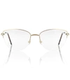 Cartier Panthère Rectangular Frame Glasses In Gold