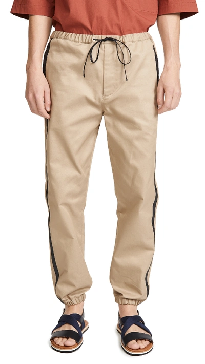 3.1 Phillip Lim / フィリップ リム Opening Ceremony Offset Zipper Track Pant In Taupe