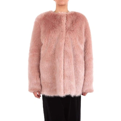 Pinko Women's Pink Acrylic Coat
