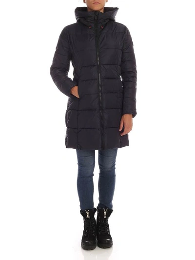 Save The Duck Sve The Duck Quilted-effect Down Jacket In Black