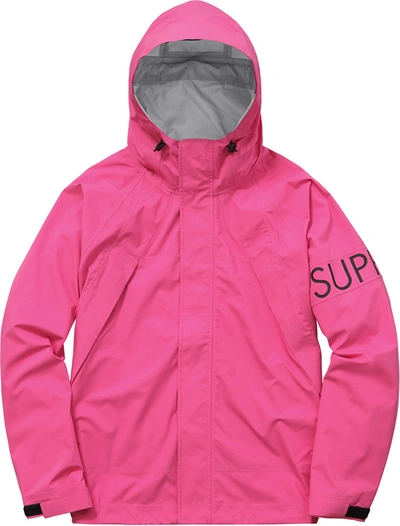 Pre-owned Supreme  Apex Taped Seam Jacket Pink