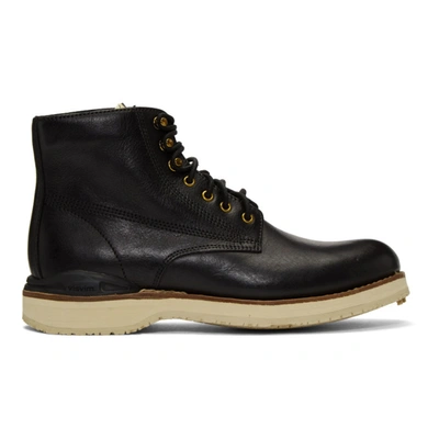 Visvim Hiking Style Ankle Boots In Black
