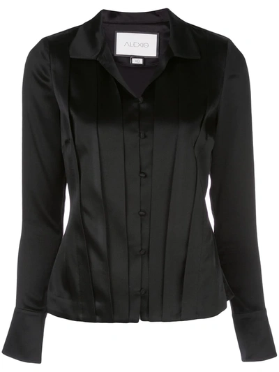 Alexis Ottile Silk Shirt In Black