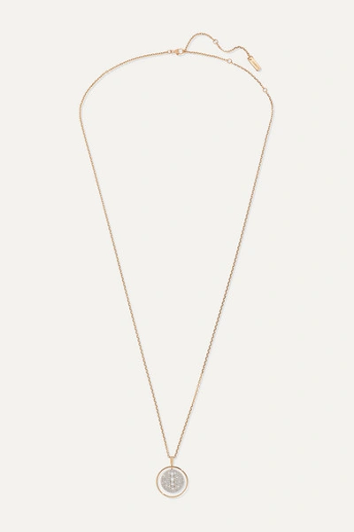 Messika Lucky Move 18-karat Rose Gold Diamond Necklace